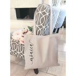 Vertical Text Tote Bags - bag