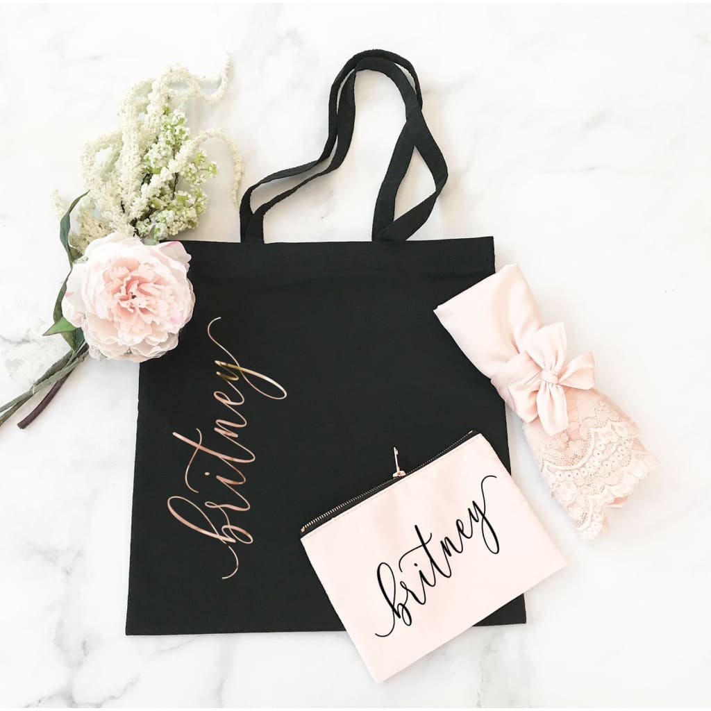 Vertical Text Tote Bags - bag