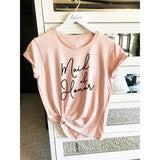 Wedding Blush T-Shirt - Semi Fitted - shirts