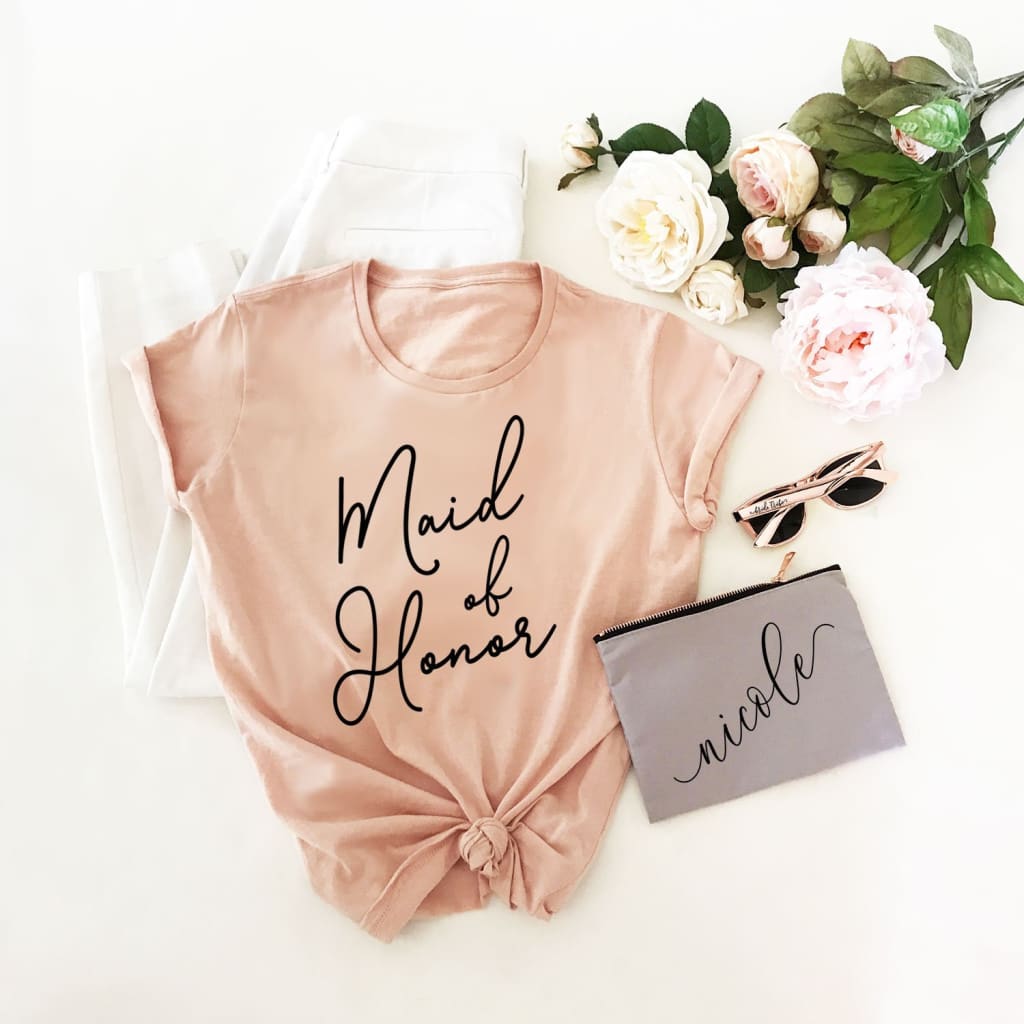Wedding Blush T-Shirt - Semi Fitted - shirts